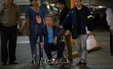 Fujimori salió de la clínica y quedó en libertad tras polémico indulto