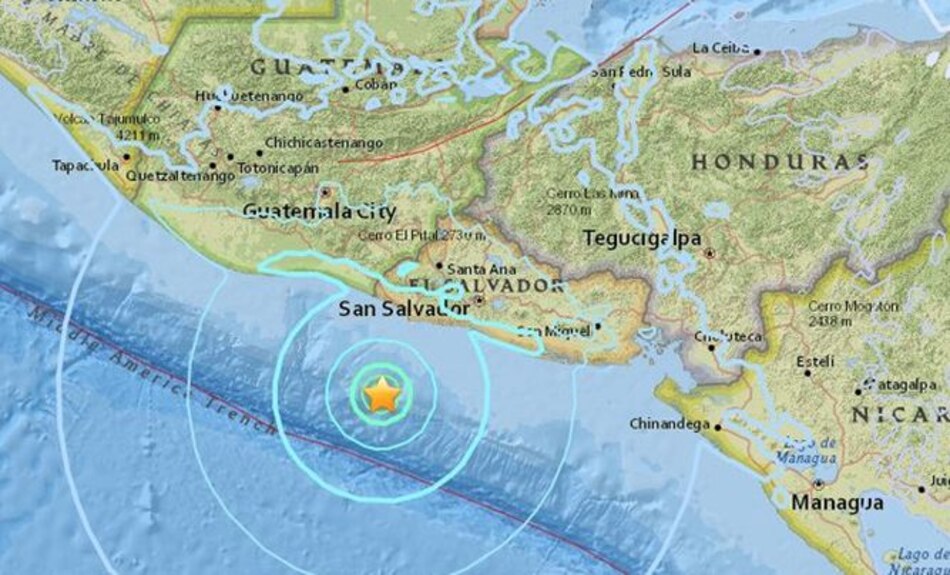 Sismo de 6.2 grados sacude a El Salvador y provoca alarma