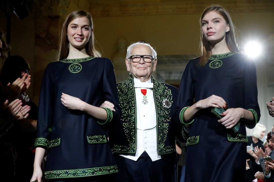 Murió el diseñador de moda francés Pierre Cardin