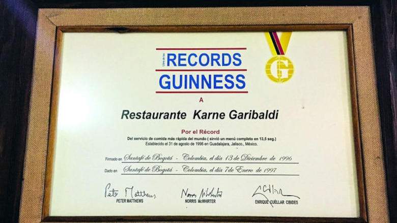 El restaurante más rápido del mundo