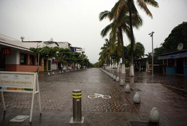 México: El ojo del huracán Patricia toca tierra en el estado de Jalisco