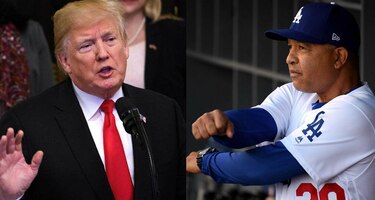 Trump critica decisiones del mánager de los Dodgers