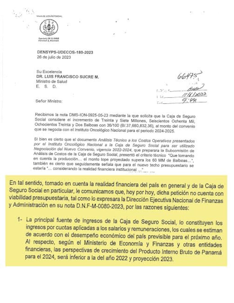 CSS no paga todos los fondos que se destinan a la atención de los asegurados en el ION