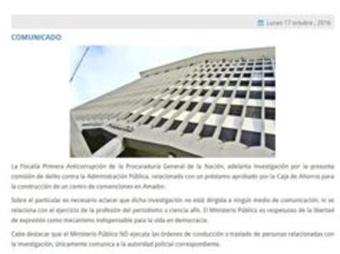 Terminan indagatorias de dos exintegrantes de la junta directiva y el exgerente de la Caja de Ahorros por el préstamo de Amador