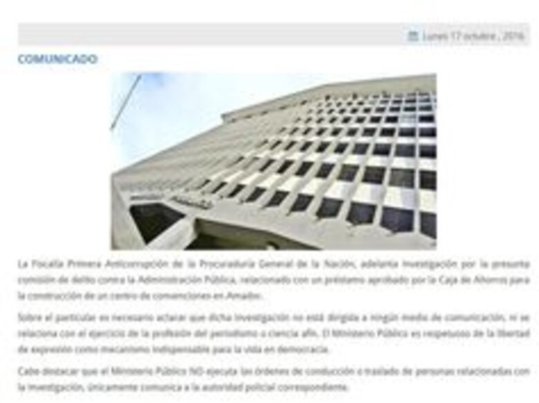 Terminan indagatorias de dos exintegrantes de la junta directiva y el exgerente de la Caja de Ahorros por el préstamo de Amador