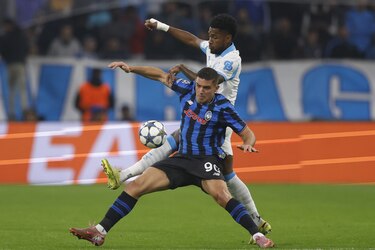 El Marsella de Murillo pierde ante el Atalanta y complica su pase en la Liga de Campeones