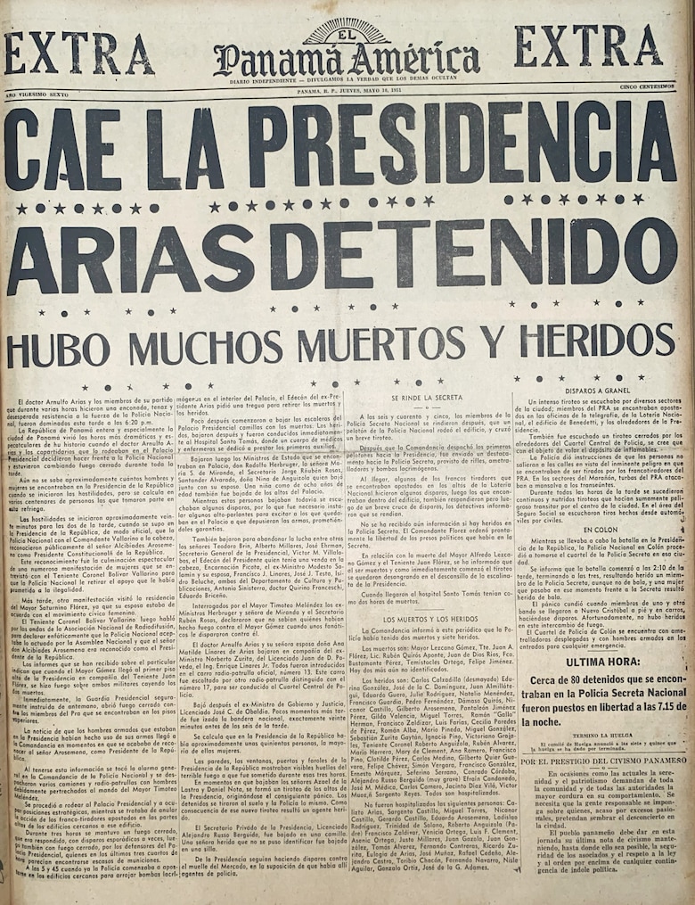 Policías, polleras y asesinato: la vida de José Antonio y el tratado Remón Eisenhower