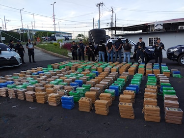 Decomisan tonelada y media de cocaína en Arraiján tras operativo de seguimiento