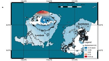 Isla de Indonesia se elevó 10 pulgadas debido a sismo