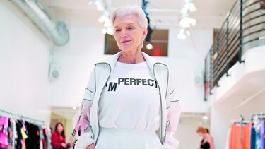 Maye Musk , gloria a los 69 años
