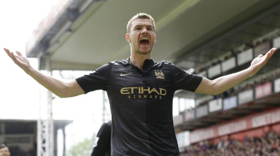 Manchester City cede al bosnio Edin Dzeko al Roma