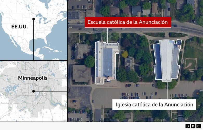 Quiénes son las víctimas y otras preguntas sobre el ataque a la iglesia de una escuela católica en Estados Unidos