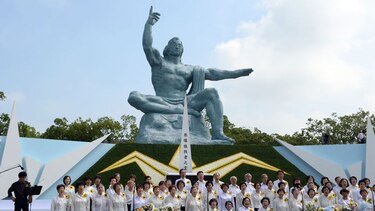 Nagasaki recuerda la segunda bomba atómica hace 70 años