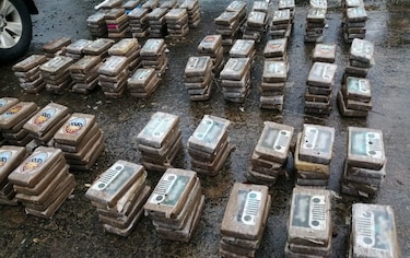 Fiscalía y la Policía hallan 294 paquetes de droga cerca de un hotel de playa en Veracruz