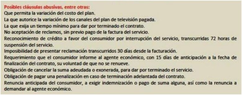 Acodeco prepara demanda colectiva contra empresas de televisión por cable