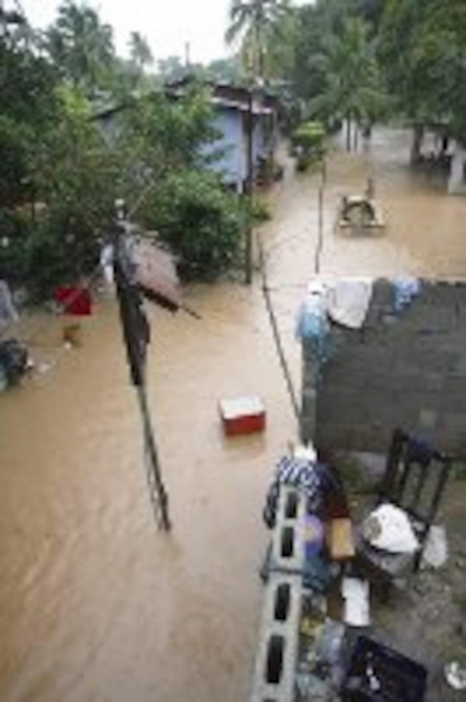 ‘Esto me lo trajo el río’