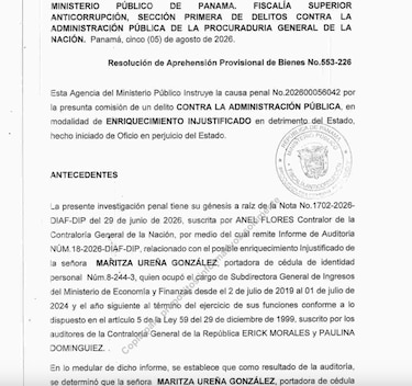 La exsubdirectora de la DGI, Maritza Ureña, es investigada por enriquecimiento injustificado