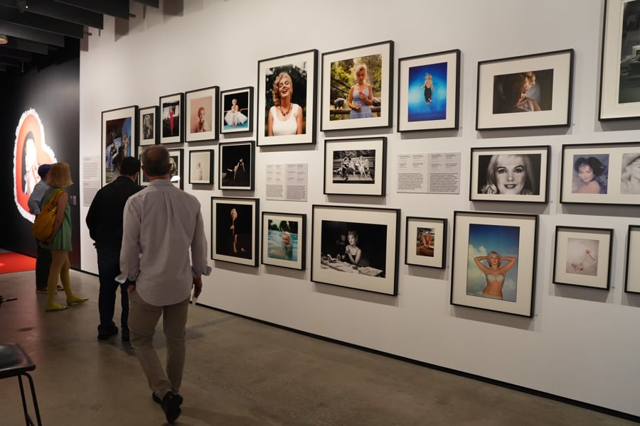 Exposición que celebra el centenario del nacimiento de Marilyn Monroe en Los Ángeles (Estados Unidos). EFE/ Omar Alonso