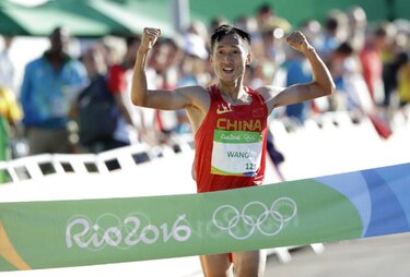China domina los 20 km marcha de los Juegos de Río