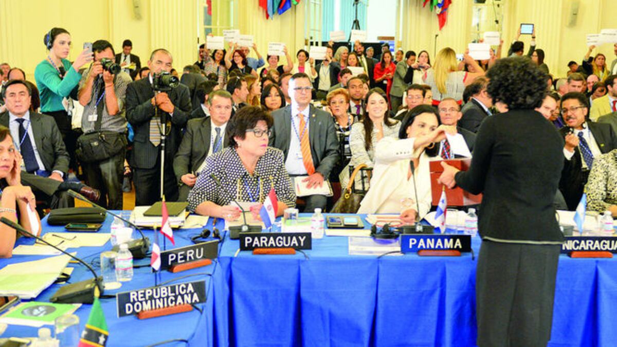Ayer se escogió a República Dominicana como sede de la 46 Asamblea General. CORTESÍA