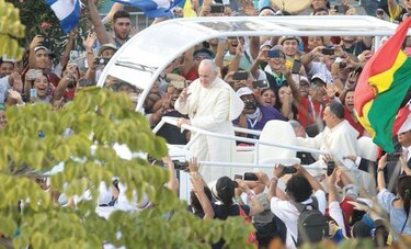 Francisco inspira a los peregrinos