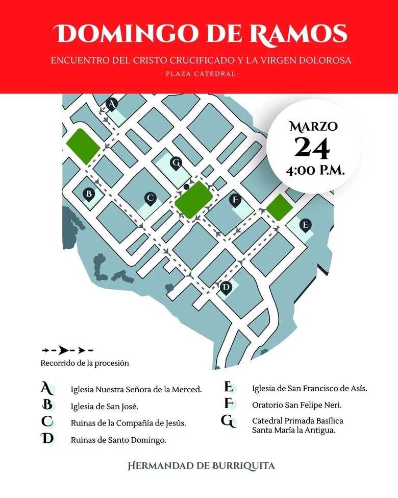 Conozca la programación de la Semana Santa 2024 en el Casco Antiguo