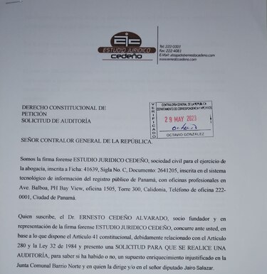 Exigen al contralor que investigue y que se garantice la igualdad de condiciones en competencia electoral