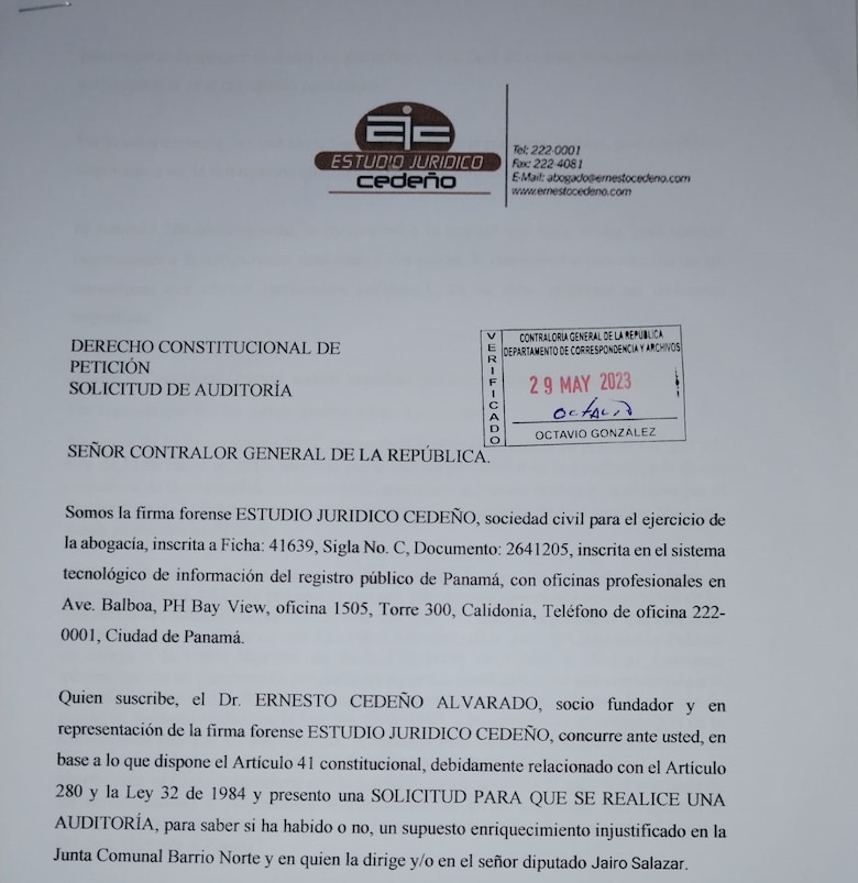 Exigen al contralor que investigue y que se garantice la igualdad de condiciones en competencia electoral