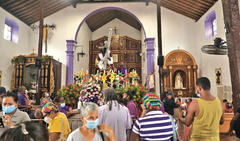 Feligreses se reencuentran con el Nazareno de Portobelo, en medio de la pandemia de Covid-19