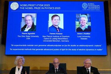 Nobel de Física para Agostini, Krausz y L’Huillier por sus experimentos con attosegundos
