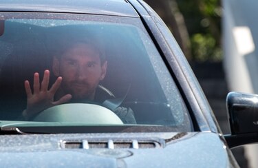 Messi regresa a los entrenamientos del Barcelona