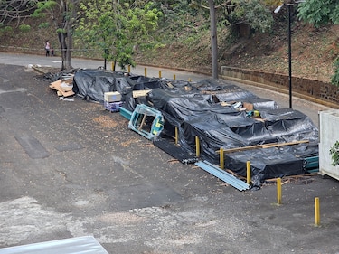 Elevadores sin instalar en el Complejo Dr. Arnulfo Arias: solo uno funciona