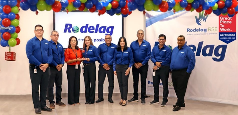 RODELAG es reconocida como un excelente lugar para trabajar en Panamá