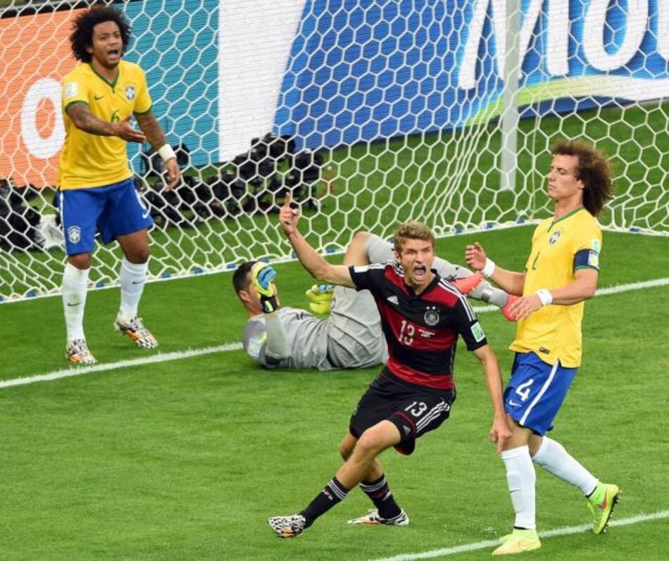 Alemania pasa a la final humillando 7-1 a Brasil