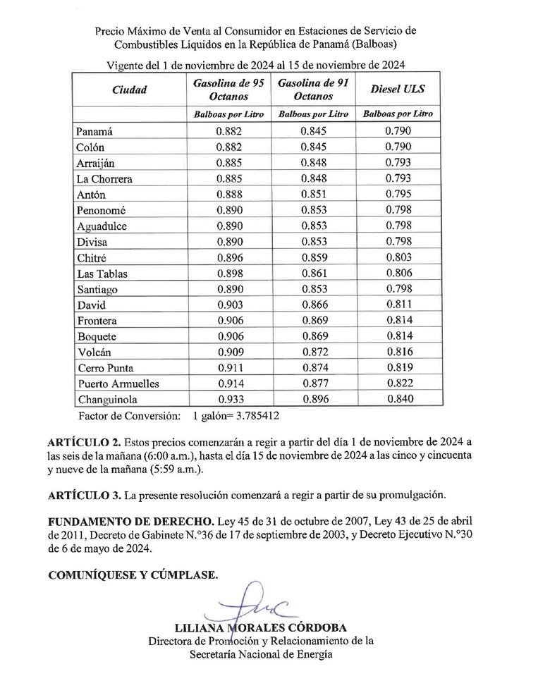 Los precios de los combustibles bajarán a partir de este viernes
