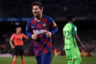 Messi anota dos y el Barcelona de Setién sonríe en la Copa del Rey
