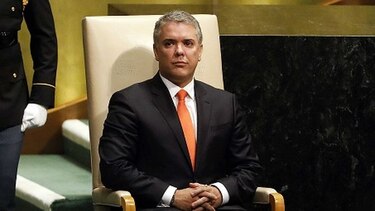 Presidente de Colombia busca una solución diplomática y no bélica en Venezuela