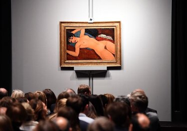 Telas de Modigliani y Lichtenstein subastadas en sumas récord