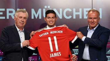 James se muestra 'feliz' de estar en 'un club tan grande como el Bayern'