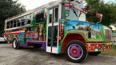 Un 'diablo rojo' en Tampa, Florida