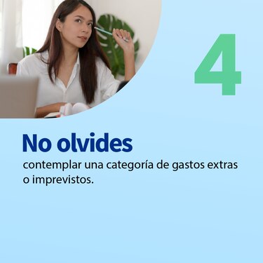 Organiza las finanzas basado en un presupuesto