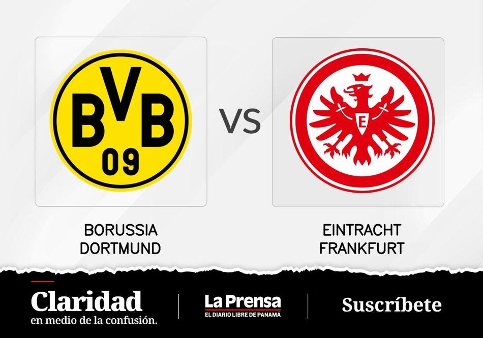Eintracht Fráncfort se mide con Borussia Dortmund de local