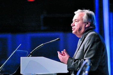 Secretario general de la ONU: ‘No se puede detener la lucha contra el calentamiento’