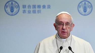 Papa: ‘Está claro que las guerras y el cambio climático ocasionan el hambre’
