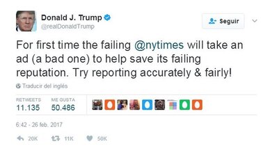 ‘The New York Times’ lanza alegato por la verdad