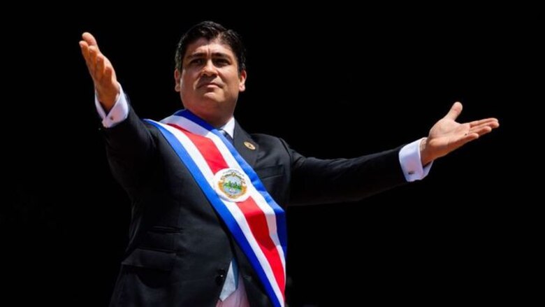 Carlos Alvarado asume la presidencia de Costa Rica con un gabinete multipartidista