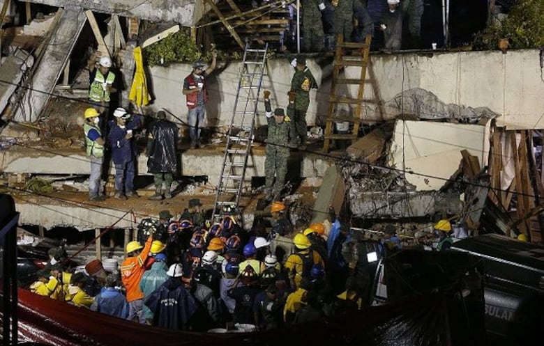 México aún lucha para rescatar sobrevivientes tras sismo