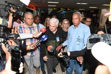 Ricardo y Luis Martinelli Linares están en Panamá y fueron recibidos a espaldas de la prensa