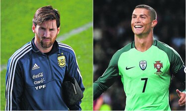 Messi y CR7, contra el tiempo