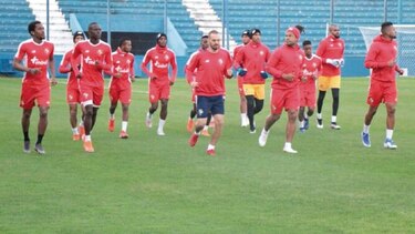 Selección de Panamá entrenó leve ayer en la cancha del estadio del Nacional
